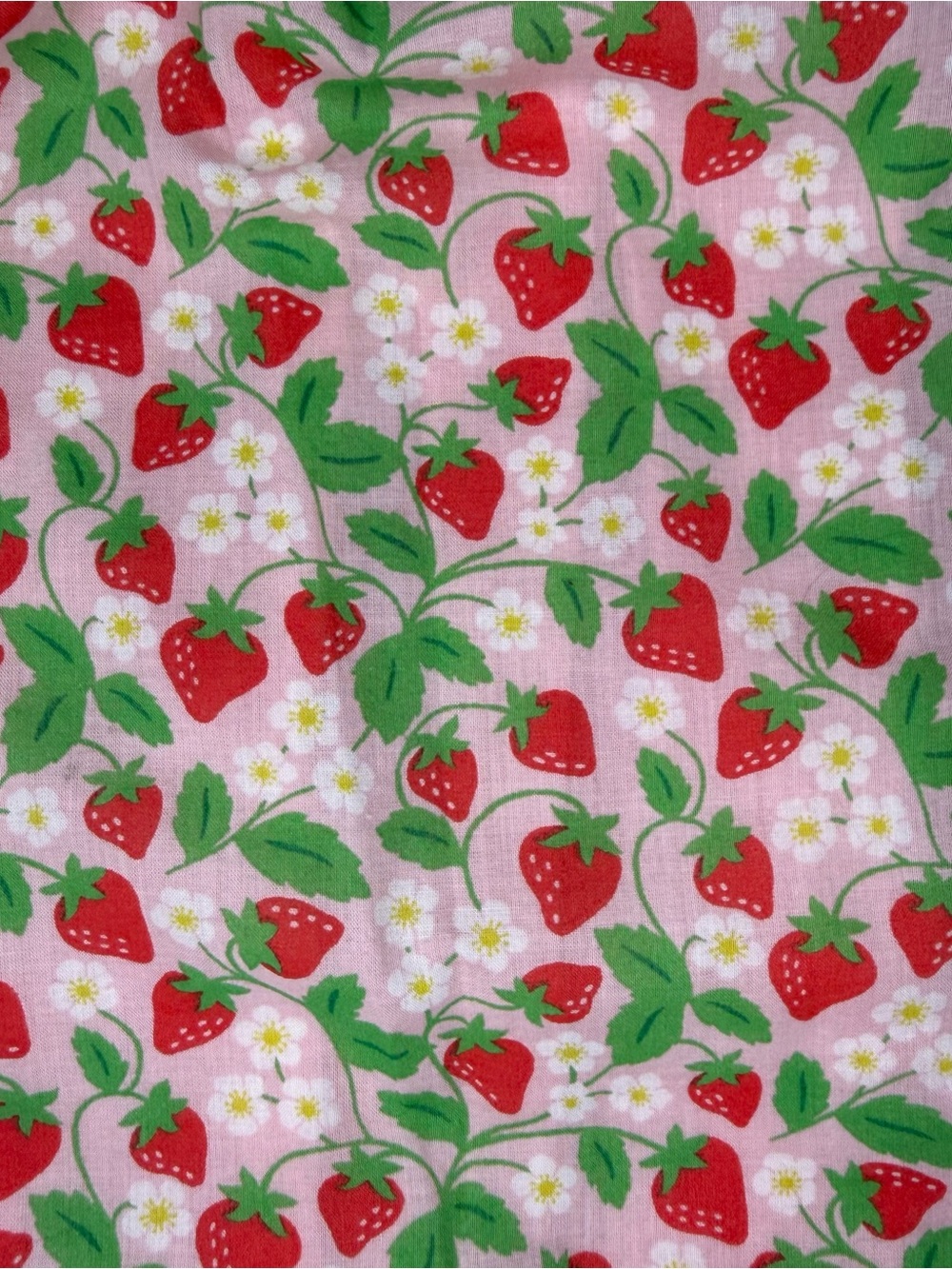 Mini Boden Strawberry Vine Floral Pattern Pink Dress - Picture 6 of 7